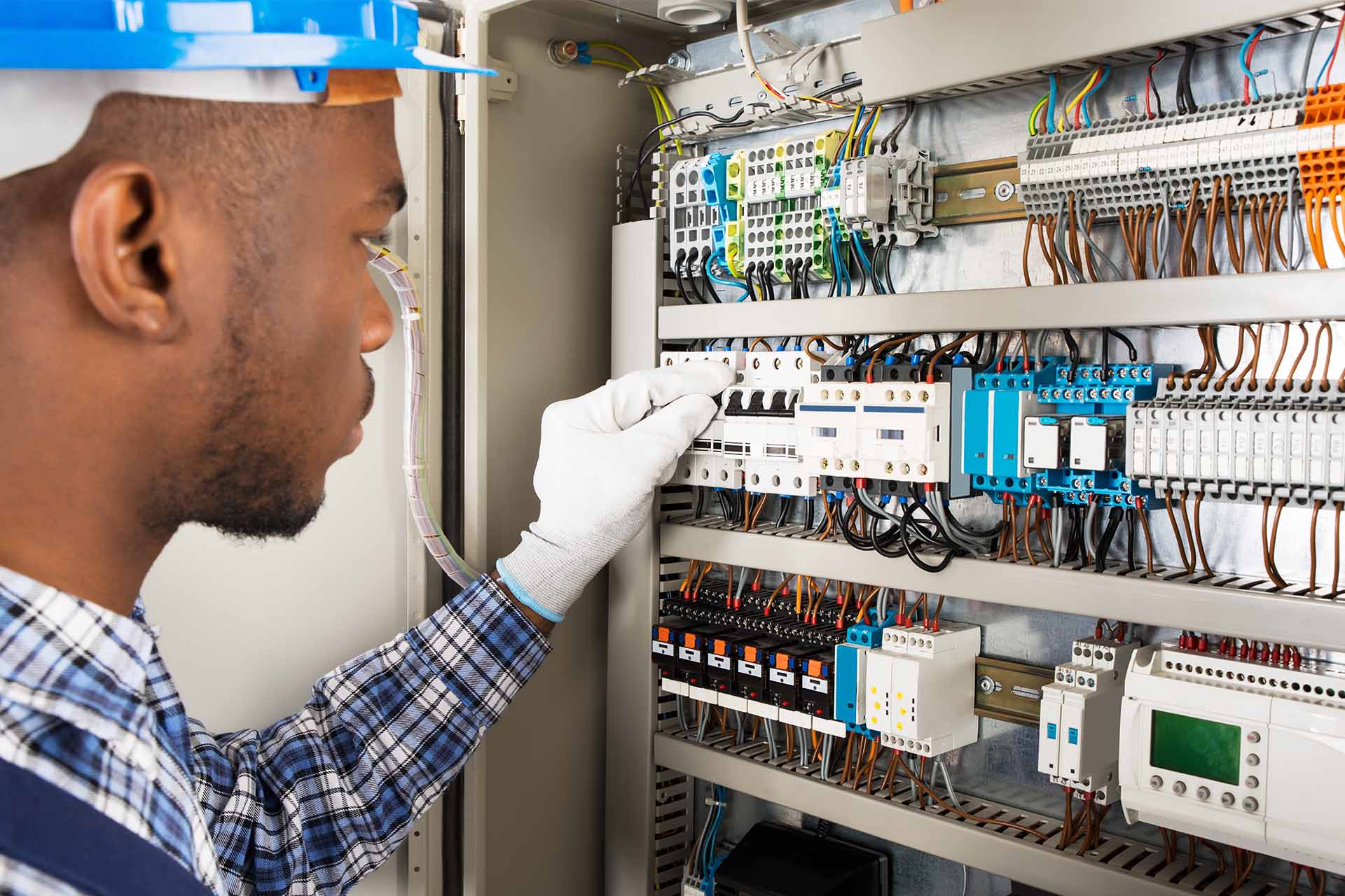 Modern switchboard upgrade in Dubai office space