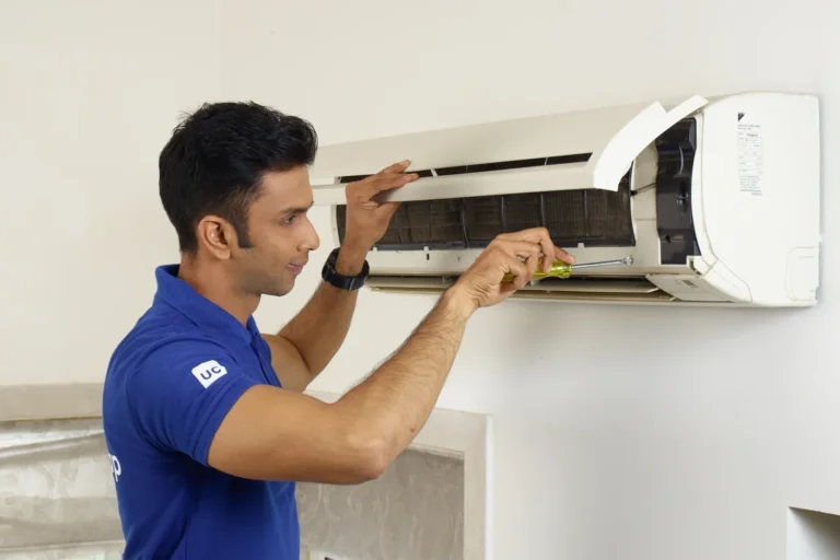 Tools and equipment used during professional AC installation